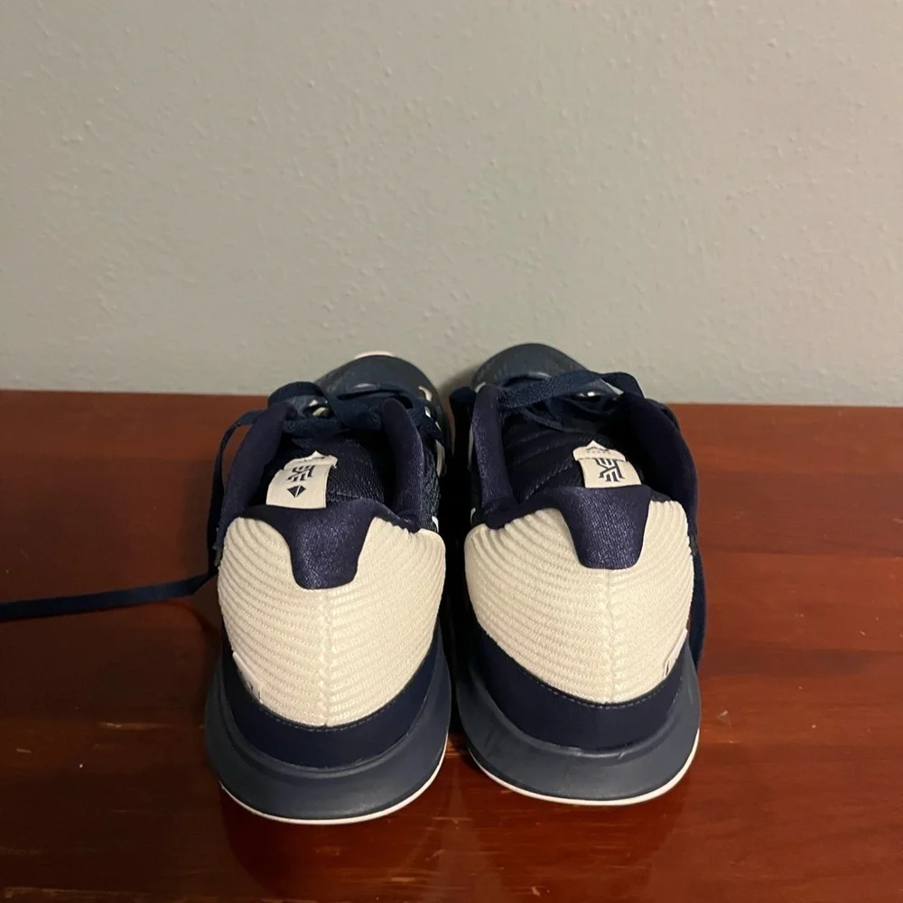 Nike Navy and White Kyrie Low 5 TB Midnight Navy